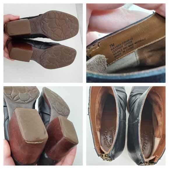 Korkease Booties 7 M Kissel Boot Leather Black Bro - Picture 8 of 8